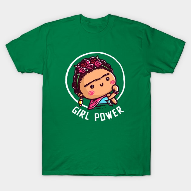 Girl Power - Frida T-Shirt by Walmazan